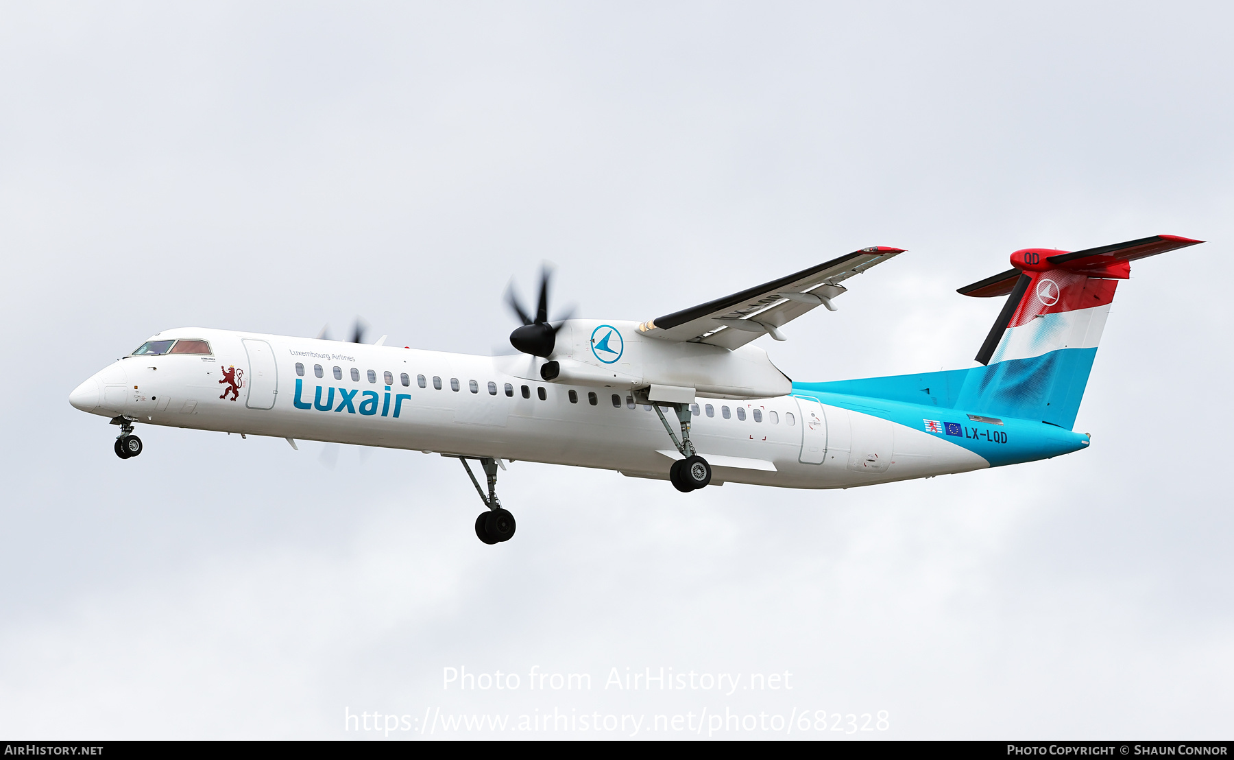 Aircraft Photo of LX-LQD | Bombardier DHC-8-402 Dash 8 | Luxair | AirHistory.net #682328