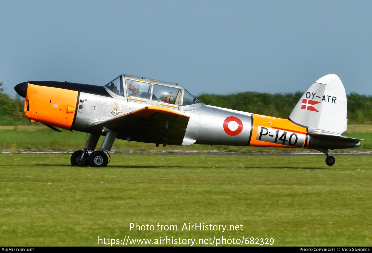 Aircraft Photo of OY-ATR / P-140 | De Havilland DHC-1 Chipmunk 22 | Denmark - Air Force | AirHistory.net #682329