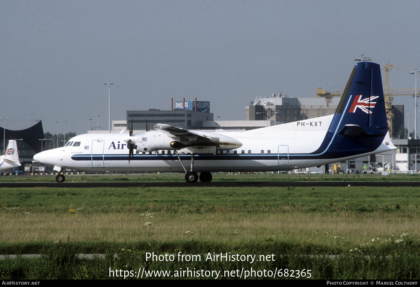 Aircraft Photo of PH-KXT | Fokker 50 | Air UK | AirHistory.net #682365