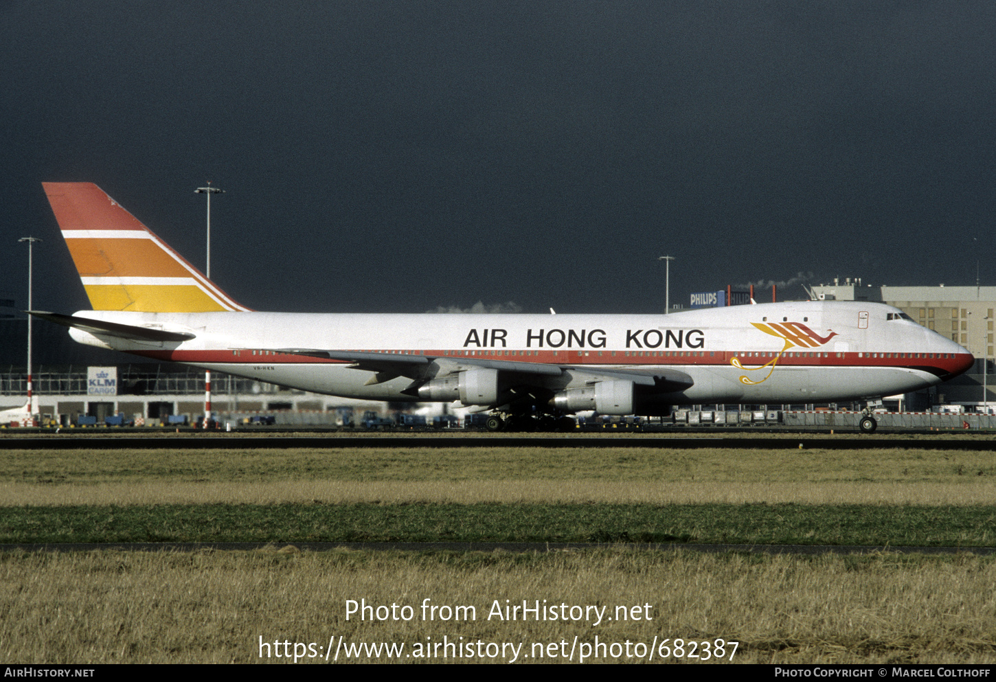 Aircraft Photo of VR-HKN | Boeing 747-132(SF) | Air Hong Kong | AirHistory.net #682387