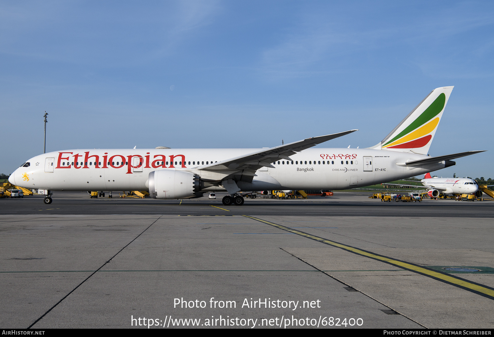 Aircraft Photo of ET-AYC | Boeing 787-9 Dreamliner | Ethiopian Airlines | AirHistory.net #682400