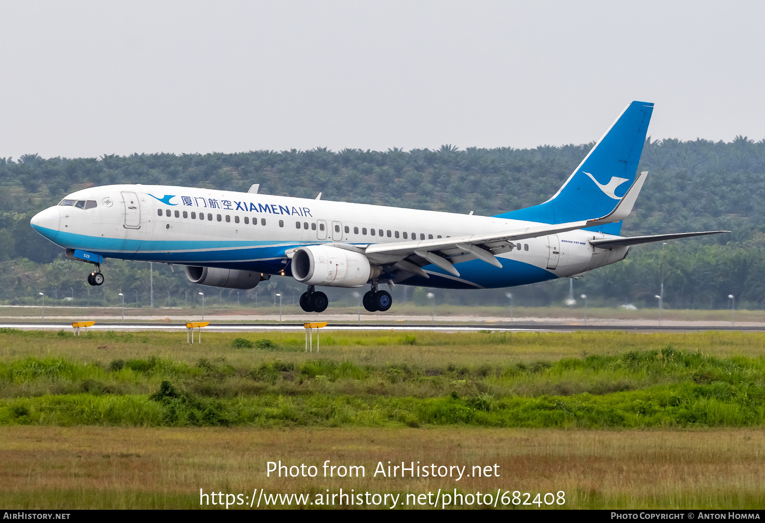 Aircraft Photo of B-5529 | Boeing 737-85C | Xiamen Airlines | AirHistory.net #682408