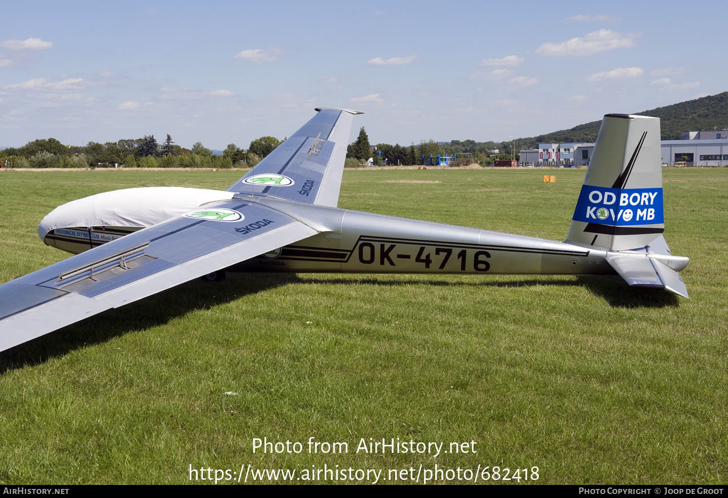 Aircraft Photo of OK-4716 | Let L-13 Blanik | Odbory Kovo MB | AirHistory.net #682418