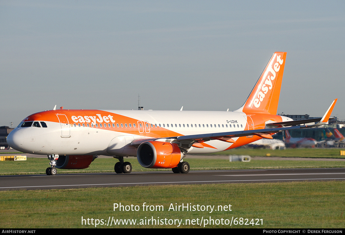 Aircraft Photo of G-UZHK | Airbus A320-251N | EasyJet | AirHistory.net #682421