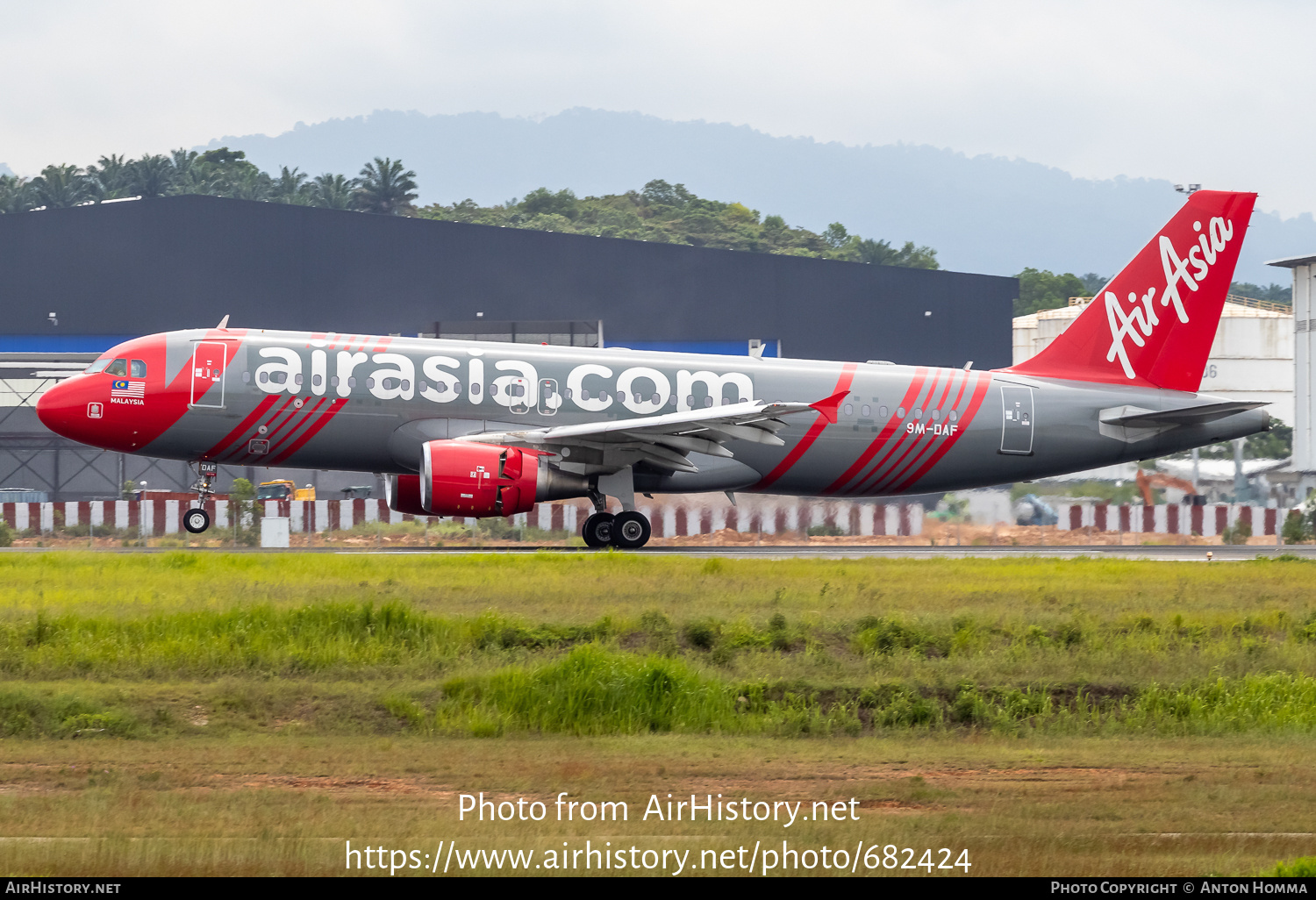 Aircraft Photo of 9M-DAF | Airbus A320-216 | AirAsia | AirHistory.net #682424