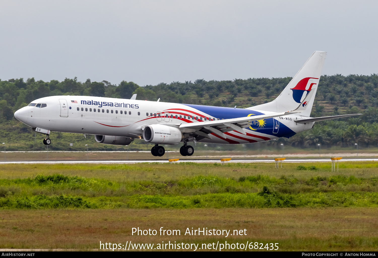 Aircraft Photo of 9M-MSG | Boeing 737-8H6 | Malaysia Airlines | AirHistory.net #682435