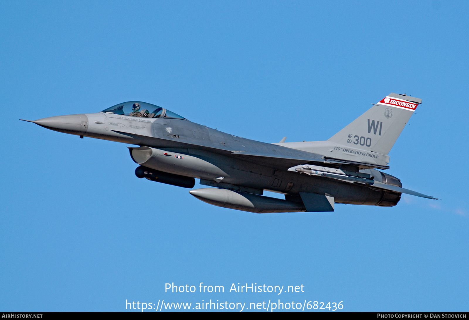 Aircraft Photo of 87-0300 / AF87-300 | General Dynamics F-16CM Fighting Falcon | USA - Air Force | AirHistory.net #682436