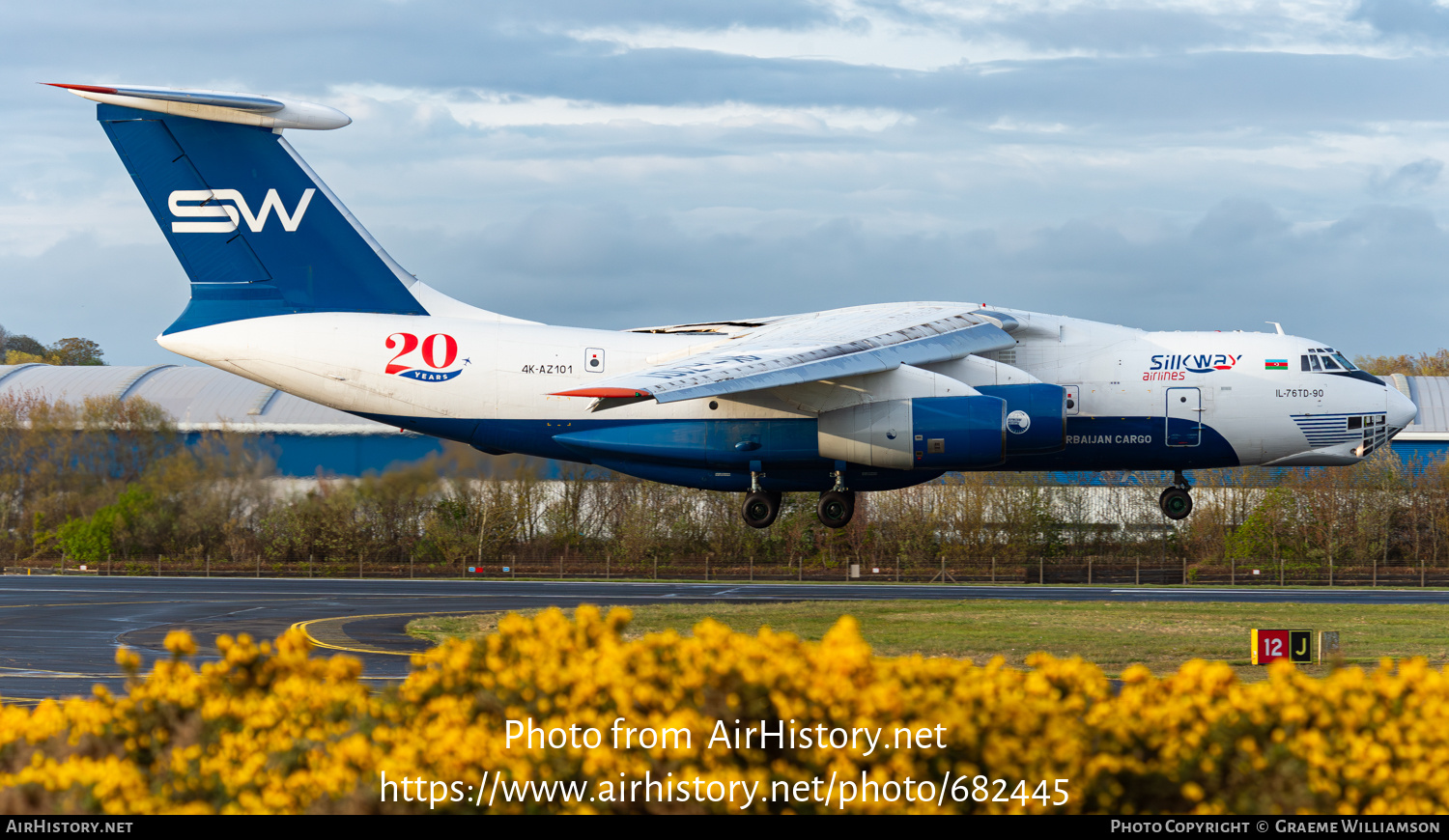 Aircraft Photo of 4K-AZ101 | Ilyushin Il-76TD-90SW | SilkWay Azerbaijan Cargo | AirHistory.net #682445