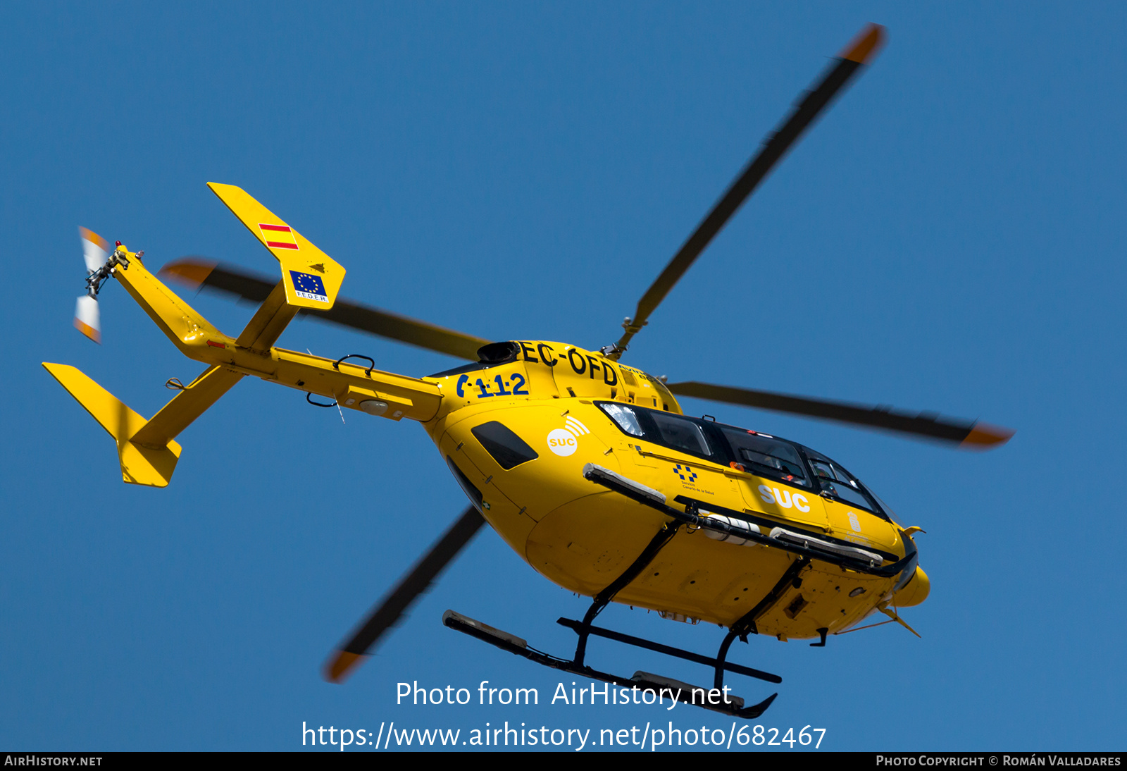 Aircraft Photo of EC-OFD | Eurocopter-Kawasaki BK-117/EC-145 | Avincis | AirHistory.net #682467