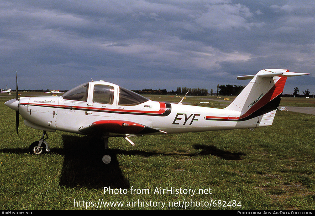 Aircraft Photo of ZK-EYF / EYF | Piper PA-38-100 Tomahawk | Canterbury Aero Club | AirHistory.net #682484