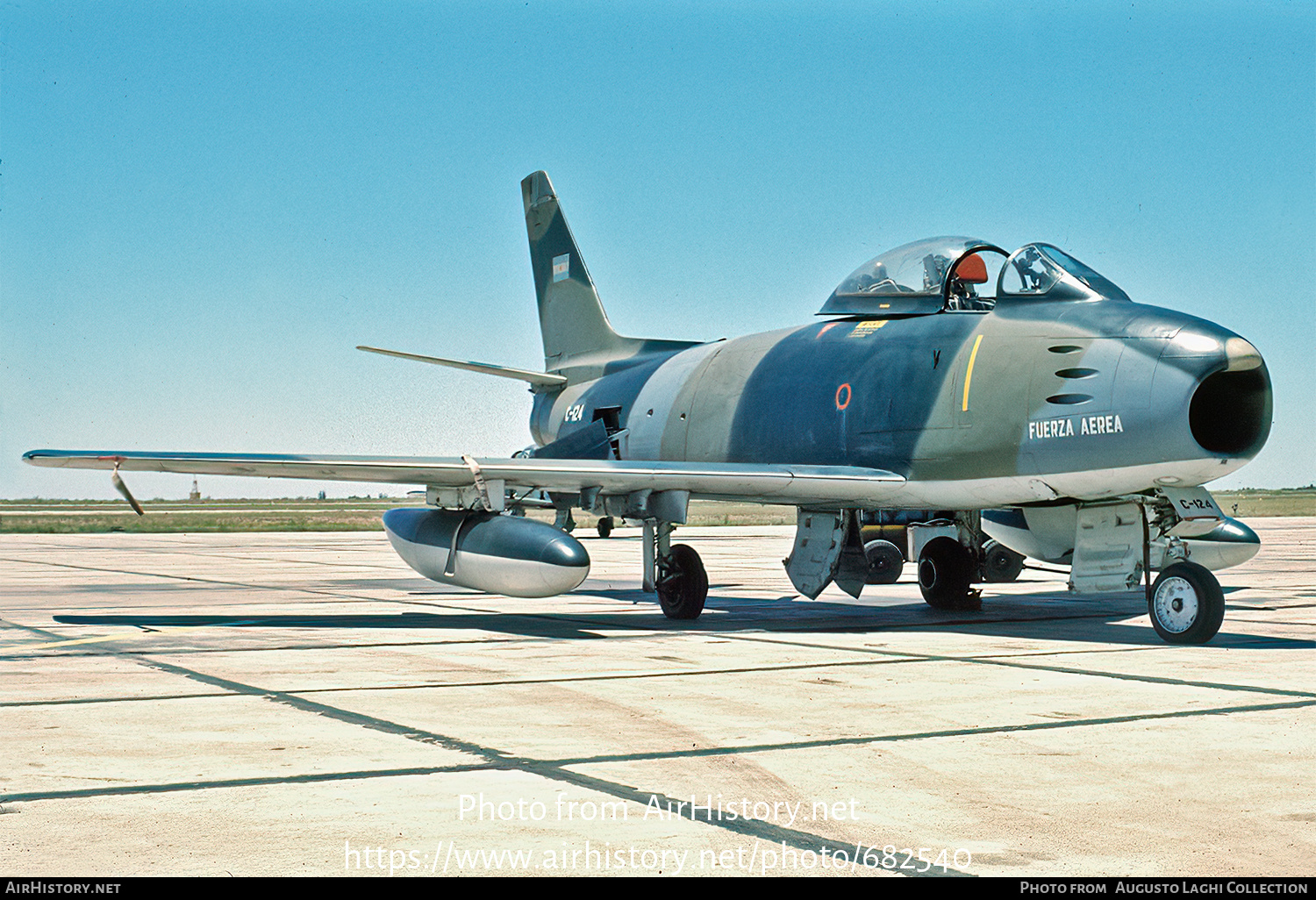 Aircraft Photo of C-124 | North American F-86F Sabre | Argentina - Air Force | AirHistory.net #682540