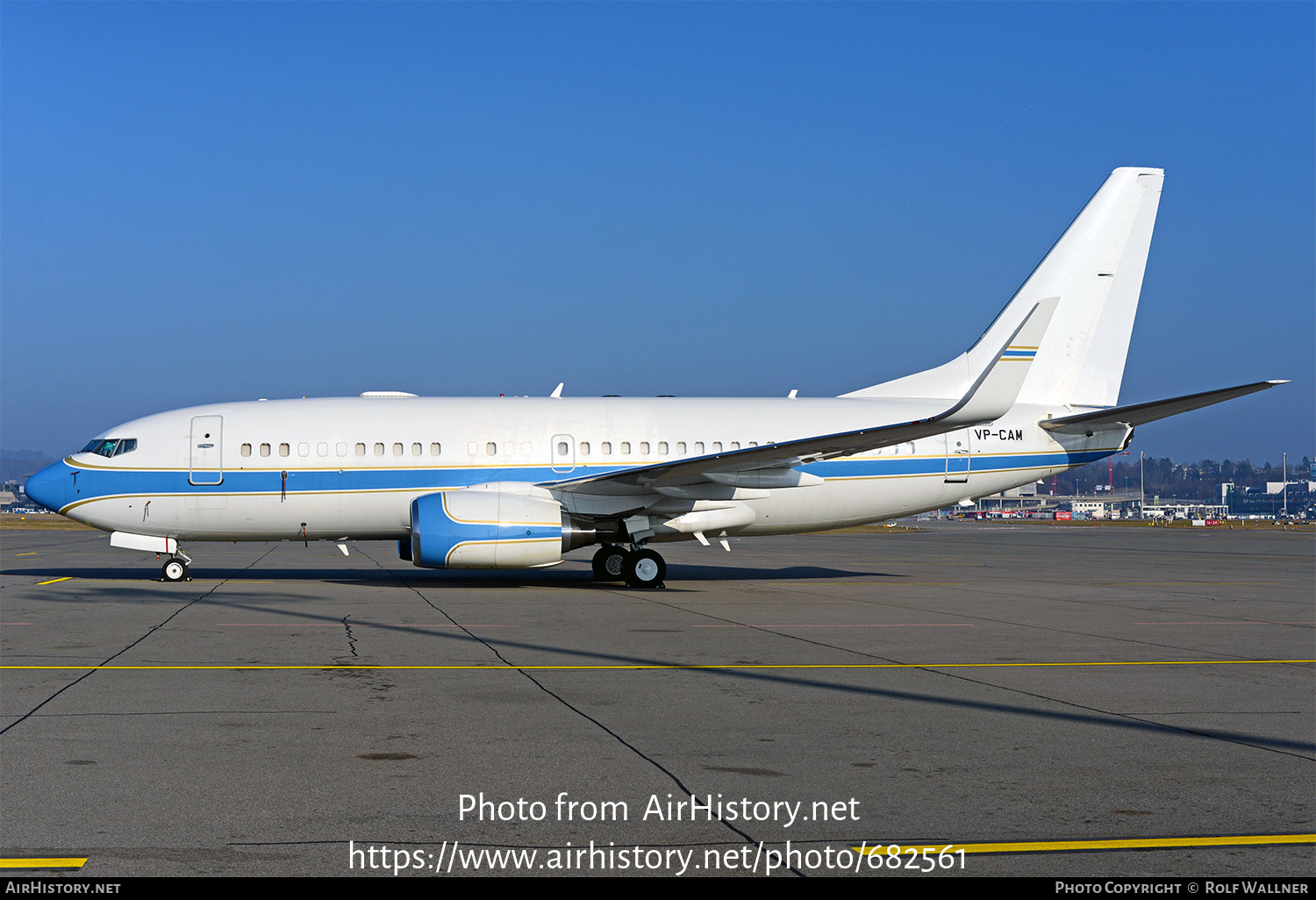 Aircraft Photo of VP-CAM | Boeing 737-7KK BBJ | AirHistory.net #682561