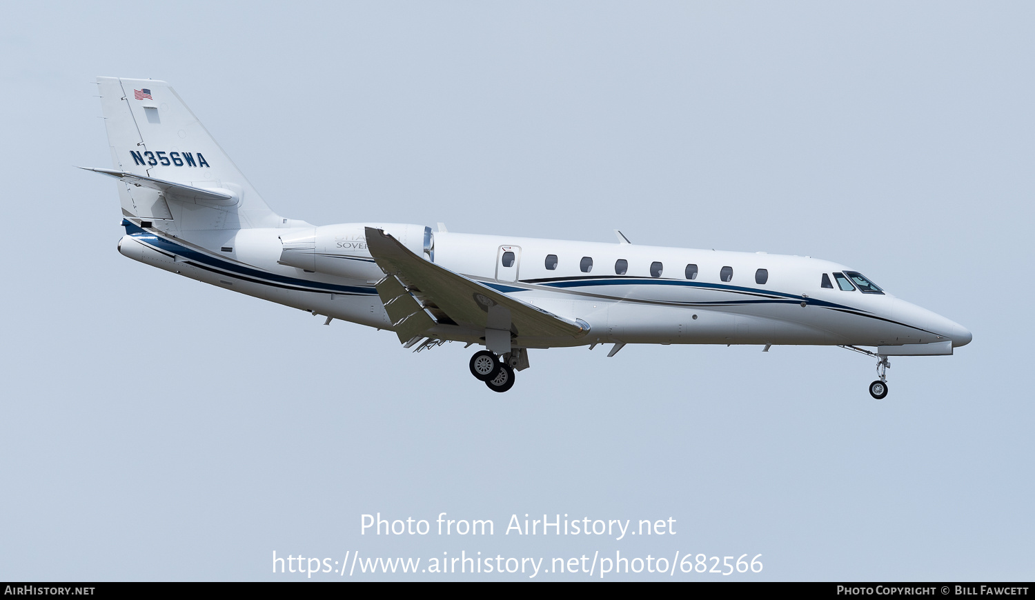 Aircraft Photo of N356WA | Cessna 680 Citation Sovereign+ | AirHistory.net #682566