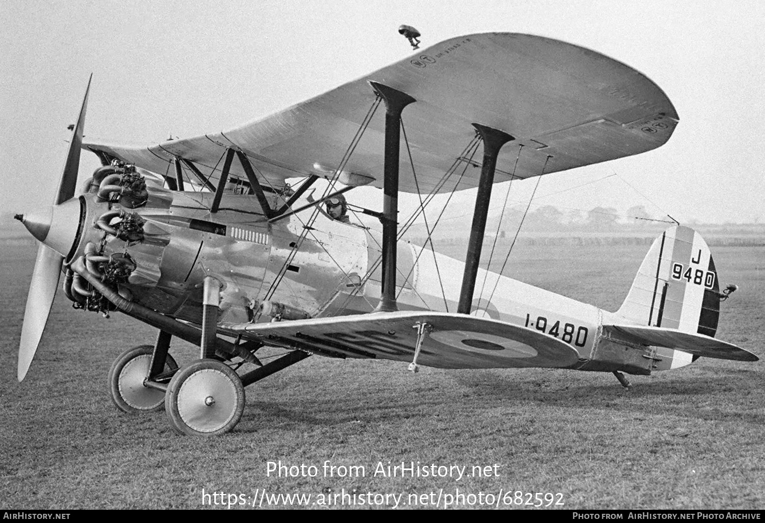 Aircraft Photo of J9480 | Bristol Bulldog Mk2 | UK - Air Force | AirHistory.net #682592