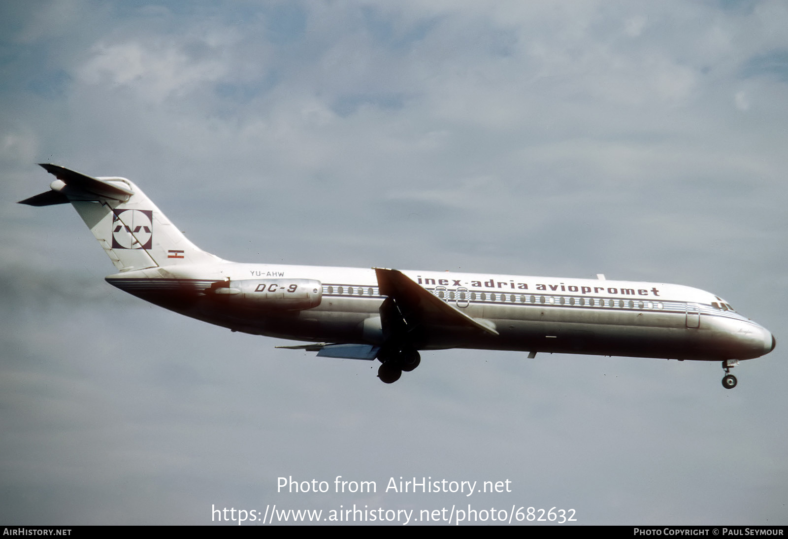 Aircraft Photo of YU-AHW | McDonnell Douglas DC-9-33RC | Inex-Adria Airways | AirHistory.net #682632