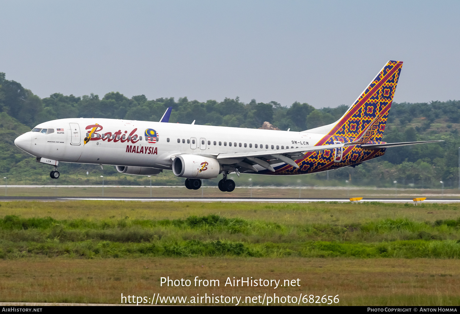 Aircraft Photo of 9M-LCM | Boeing 737-8GP | Batik Air Malaysia | AirHistory.net #682656