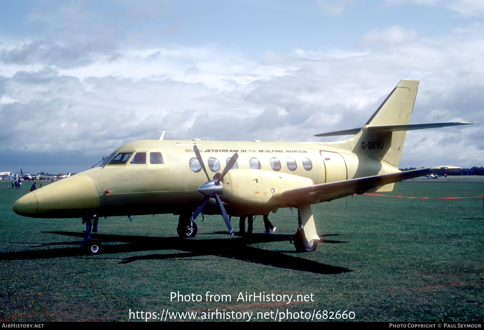 Aircraft Photo of G-BKVU | British Aerospace BAe-3102 Jetstream 31 | McAlpine Aviation | AirHistory.net #682660