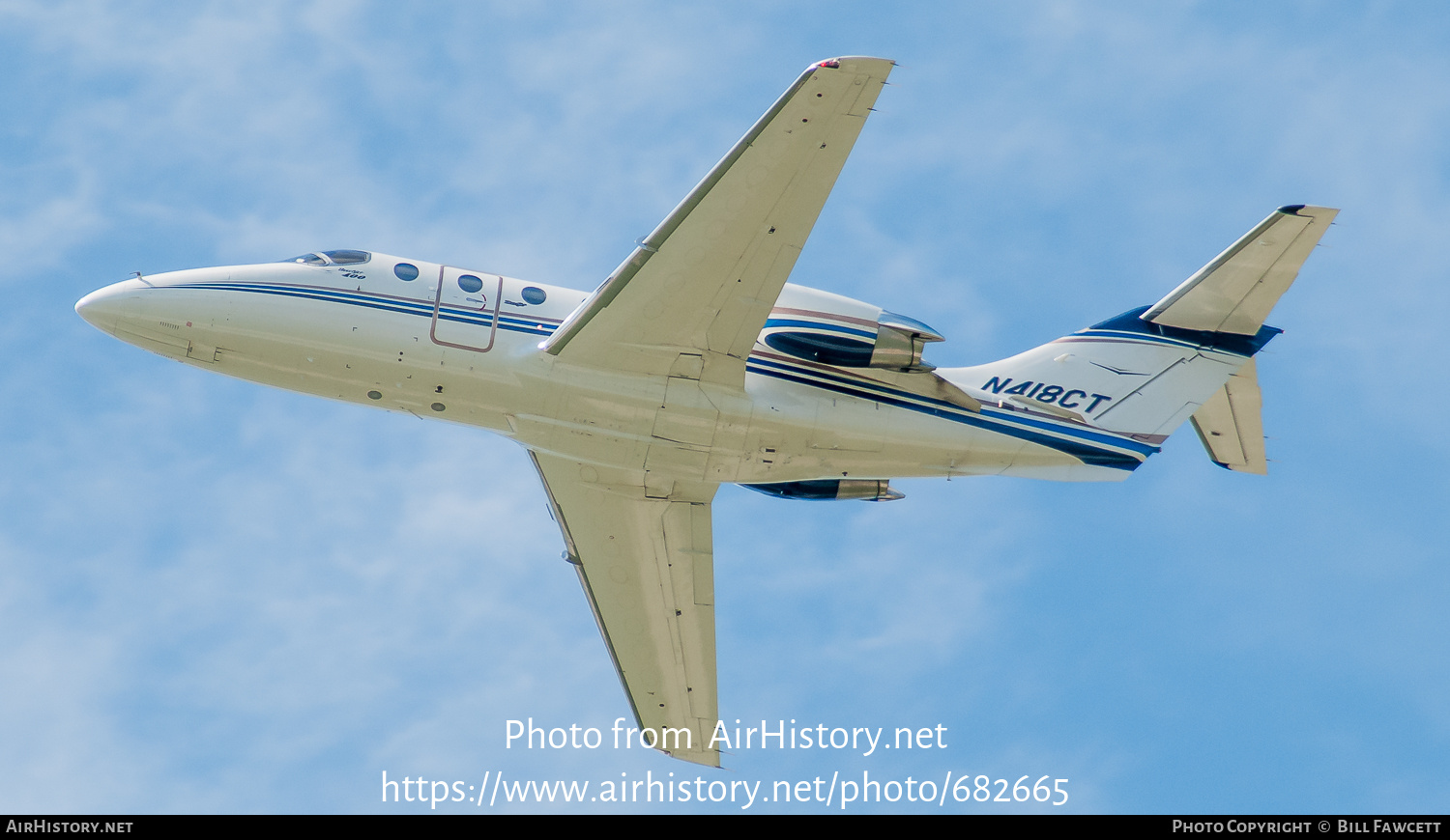 Aircraft Photo of N418CT | Beech Beechjet 400 | AirHistory.net #682665