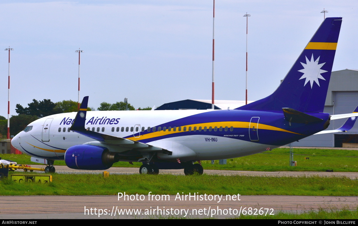 Aircraft Photo of VH-INU | Boeing 737-79L | Nauru Airlines | AirHistory.net #682672