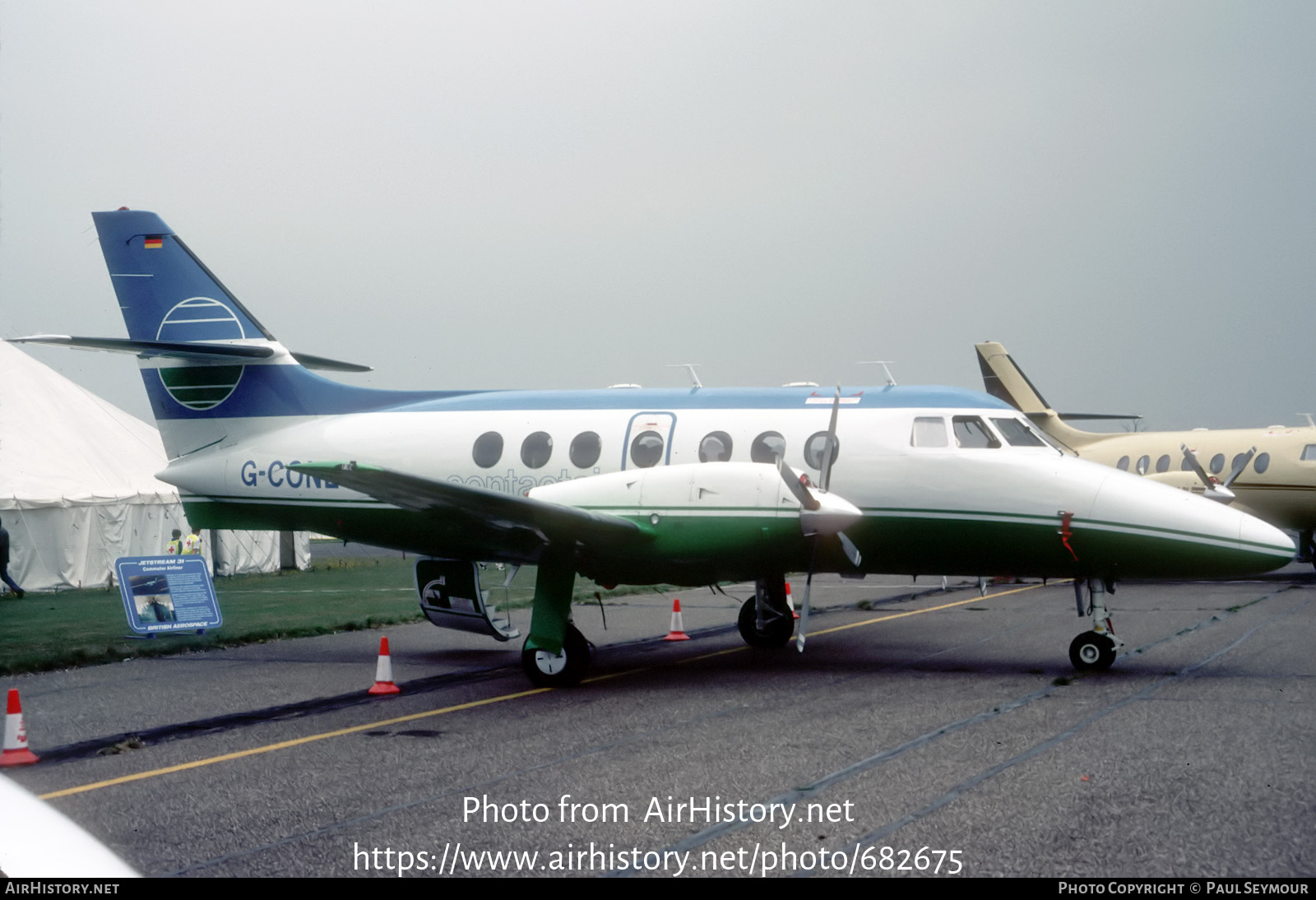 Aircraft Photo of G-CONE | British Aerospace BAe-3103 Jetstream 31 | Contactair Flugdienst | AirHistory.net #682675