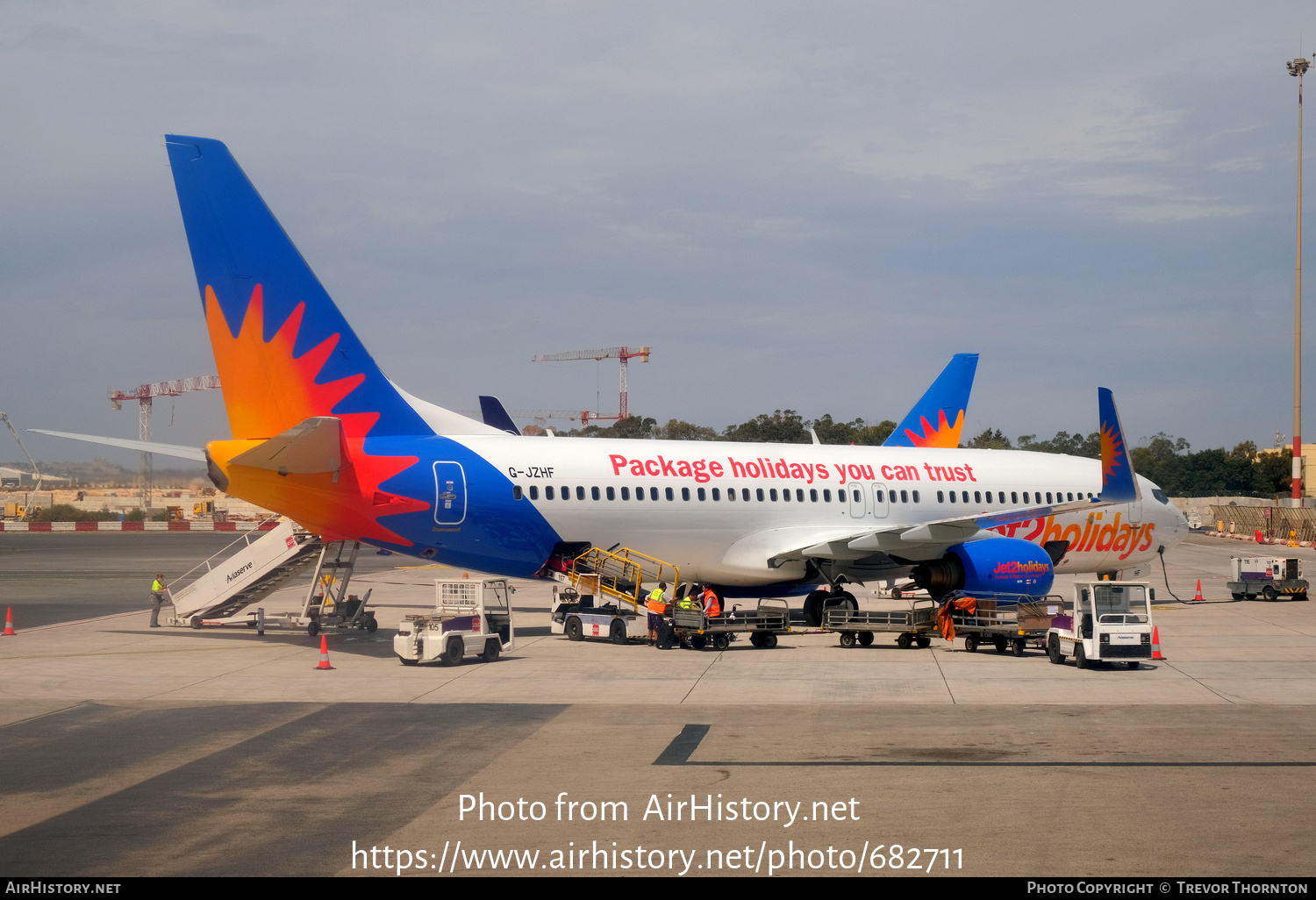 Aircraft Photo of G-JZHF | Boeing 737-8K2 | Jet2 Holidays | AirHistory.net #682711