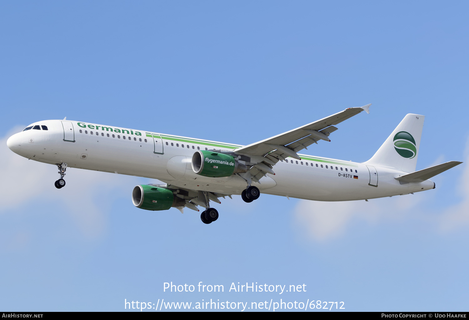 Aircraft Photo of D-ASTV | Airbus A321-211 | Germania | AirHistory.net #682712