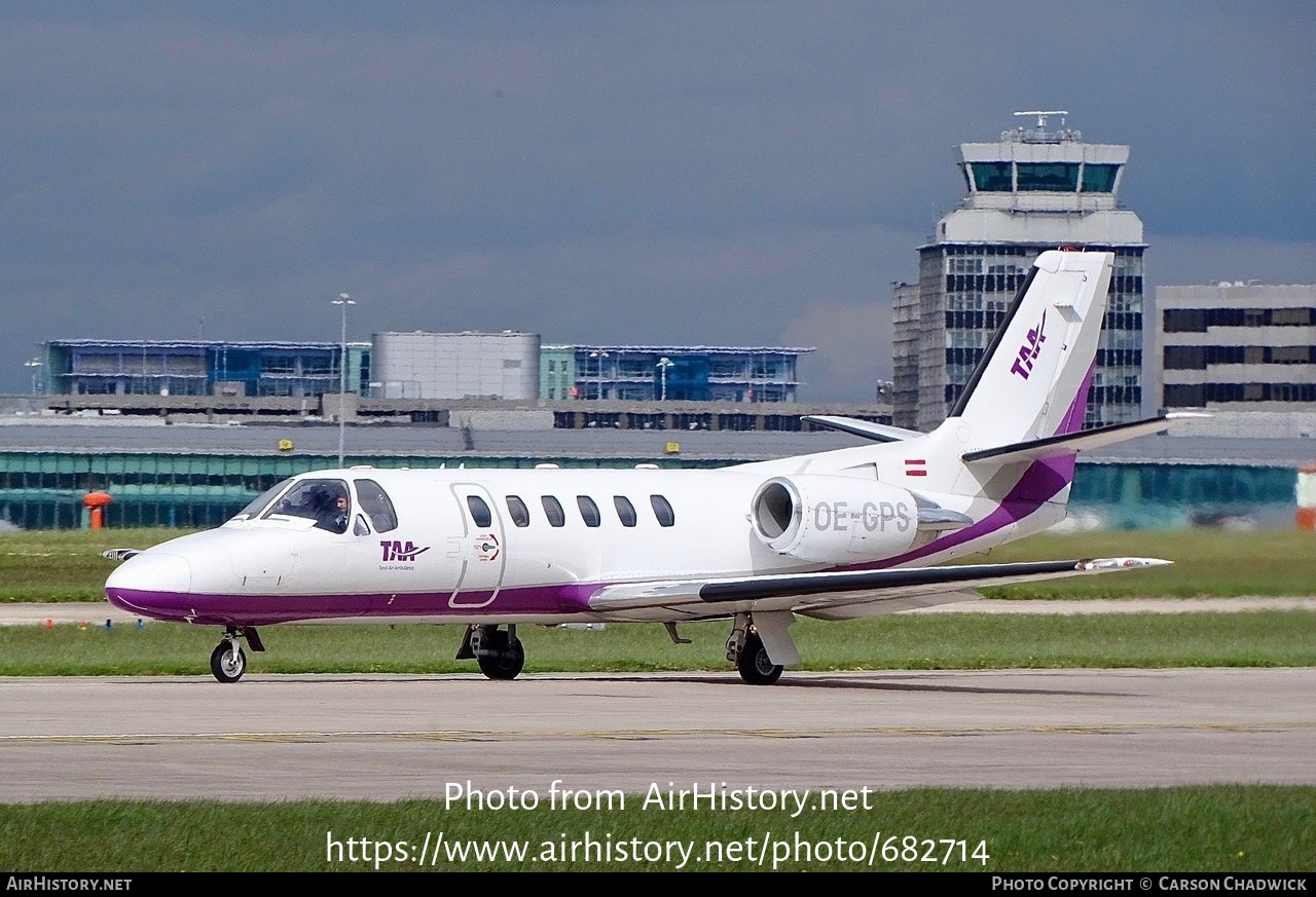 Aircraft Photo of OE-GPS | Cessna 550 Citation Bravo | Tyrol Air Ambulance - TAA | AirHistory.net #682714