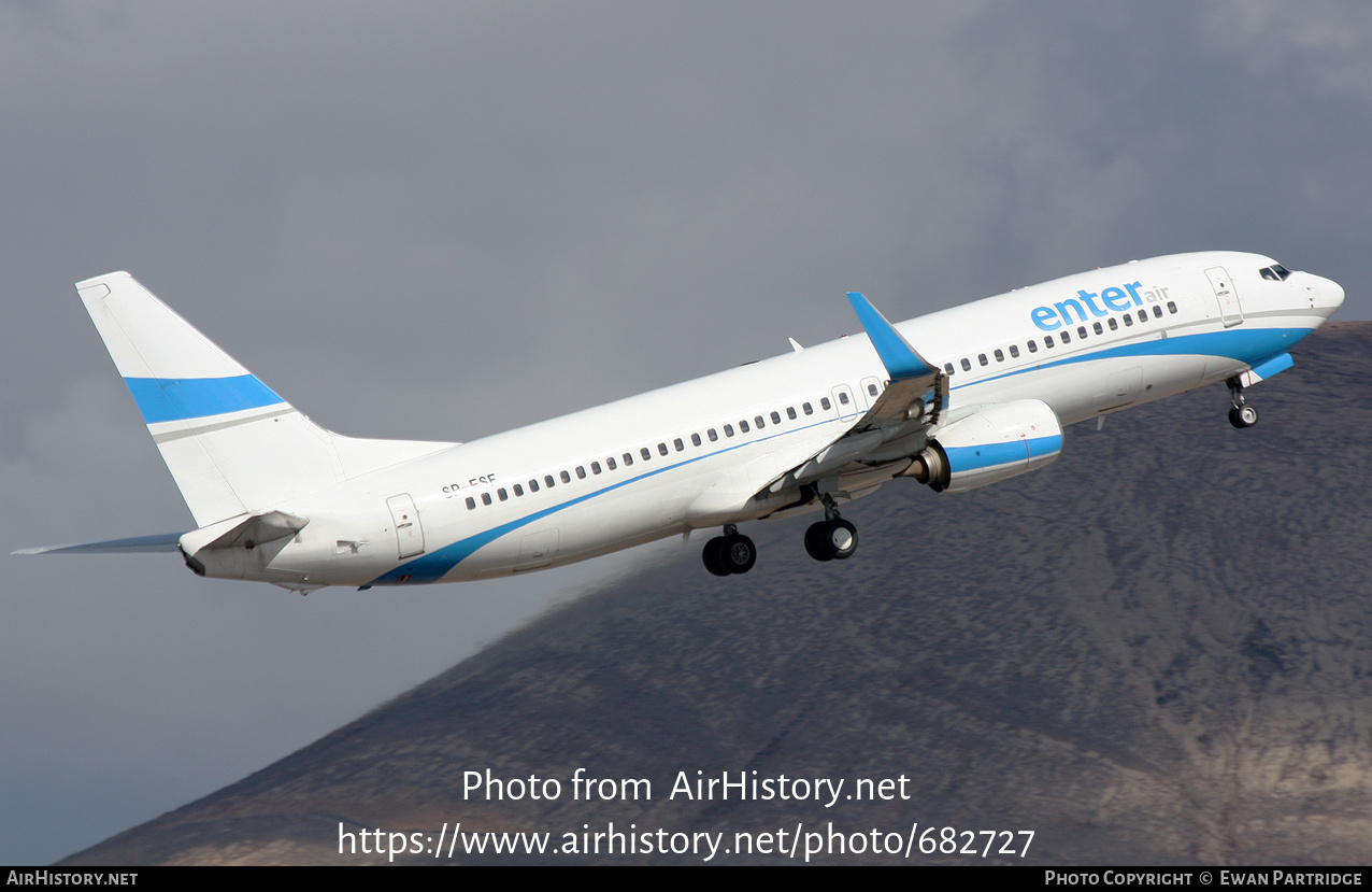 Aircraft Photo of SP-ESF | Boeing 737-8AS | Enter Air | AirHistory.net #682727