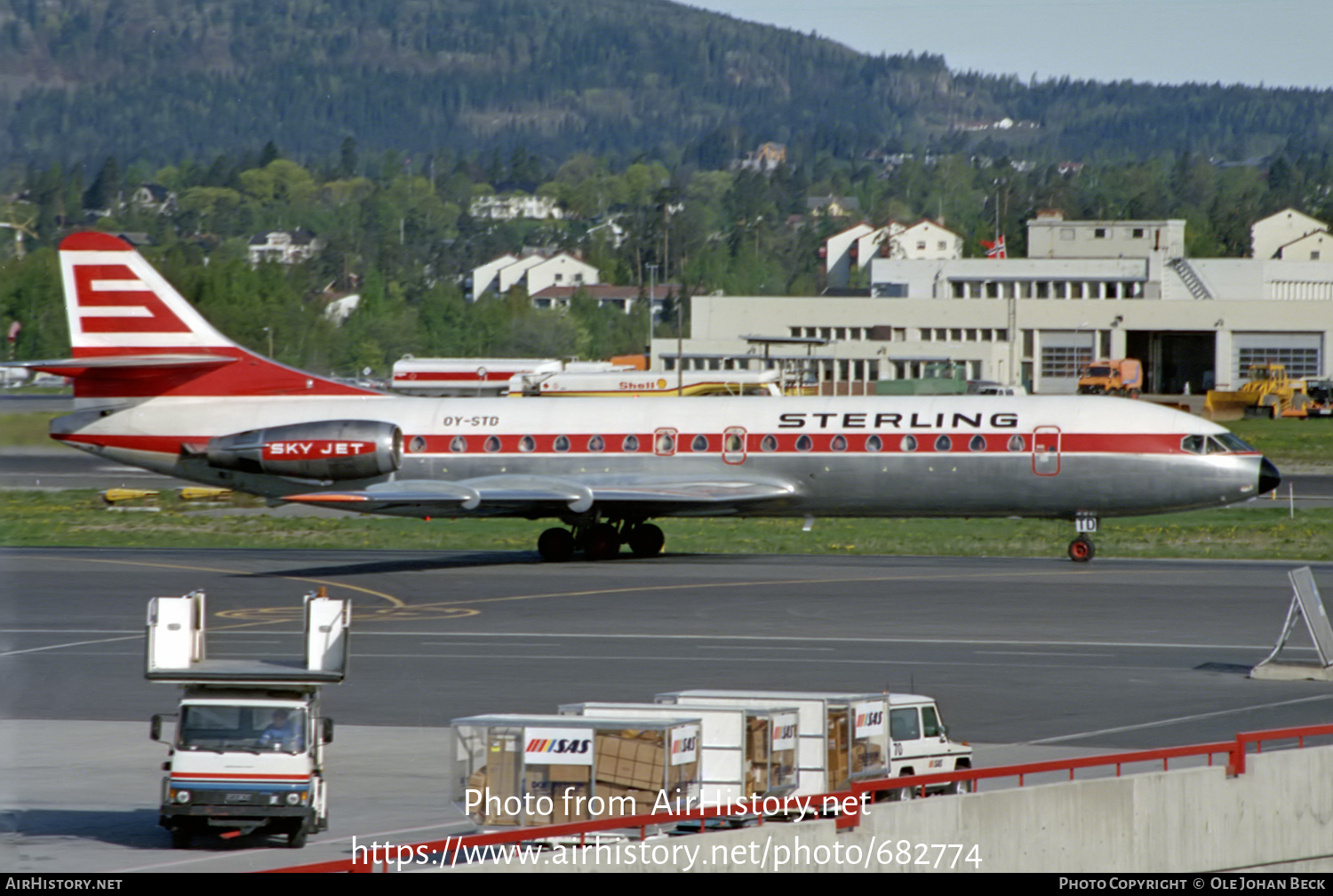 Aircraft Photo of OY-STD | Sud SE-210 Caravelle 10B3 Super B | Sterling Airways | AirHistory.net #682774