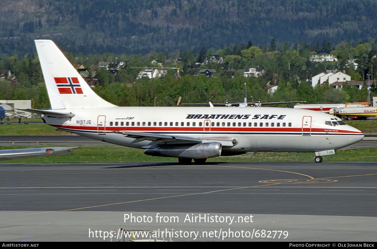 Aircraft Photo of N197JQ | Boeing 737-217 | Braathens SAFE | AirHistory.net #682779