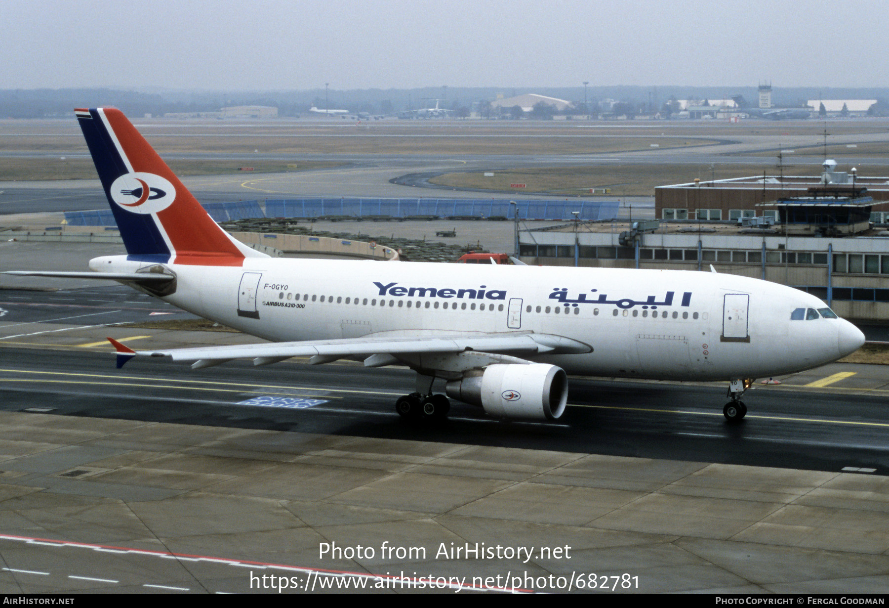 Aircraft Photo of F-OGYO | Airbus A310-324 | Yemenia - Yemen Airways | AirHistory.net #682781