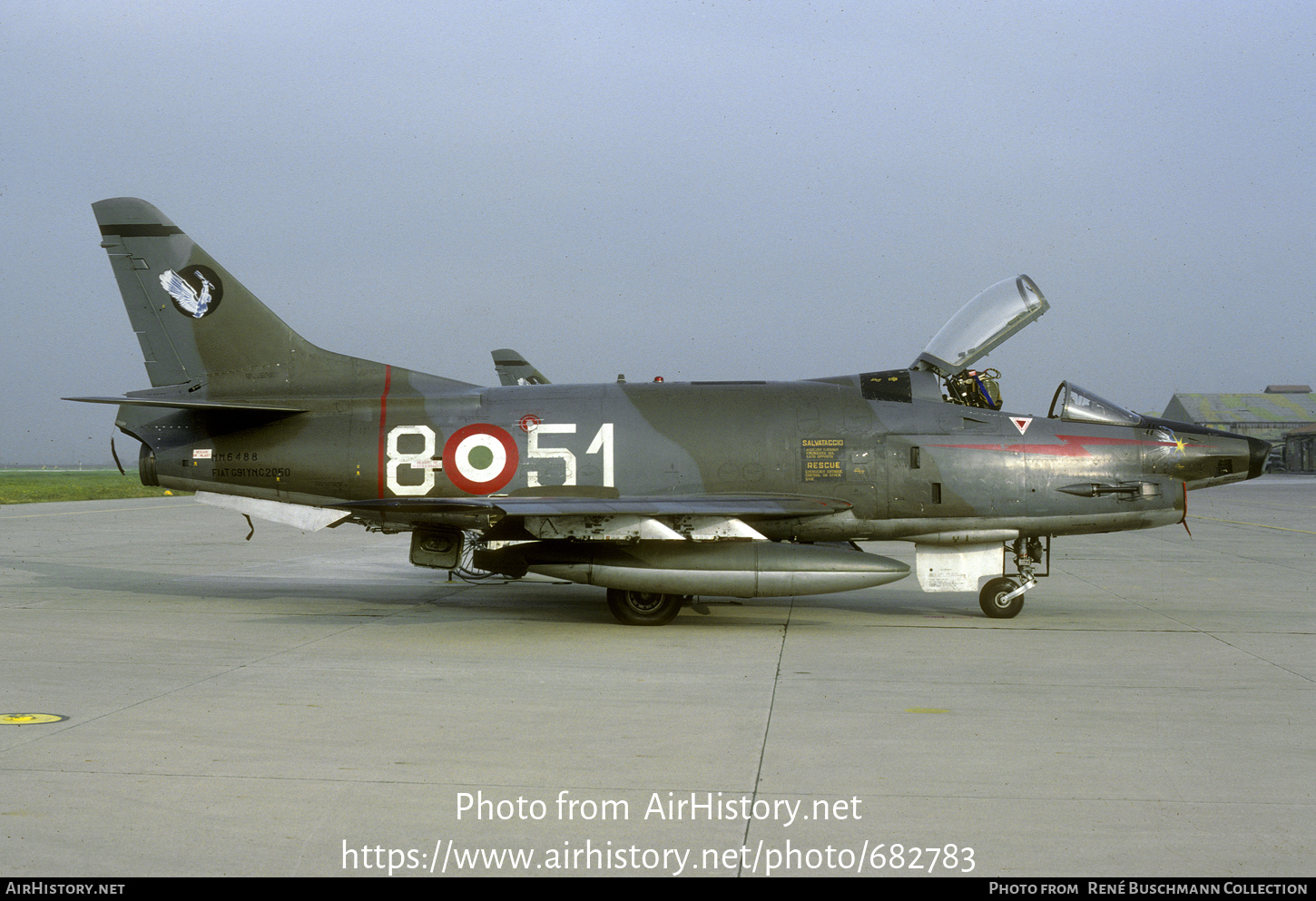 Aircraft Photo of MM6488 | Fiat G-91Y | Italy - Air Force | AirHistory.net #682783