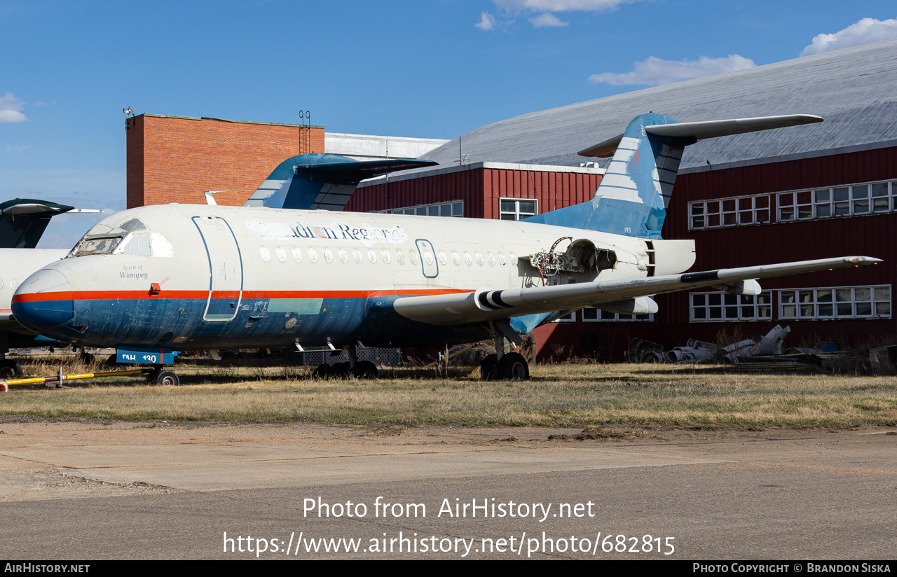 Aircraft Photo of C-GTAH | Fokker F28-1000 Fellowship | Canadian Regional Airlines | AirHistory.net #682815