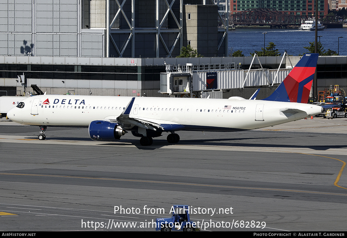 Aircraft Photo of N507DZ | Airbus A321-271NX | Delta Air Lines | AirHistory.net #682829
