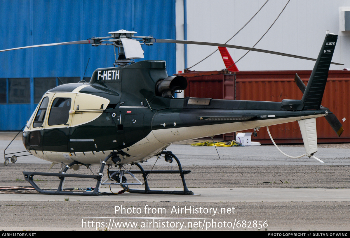 Aircraft Photo of F-HETH | Aerospatiale AS-350B-3 Ecureuil | AirHistory.net #682856