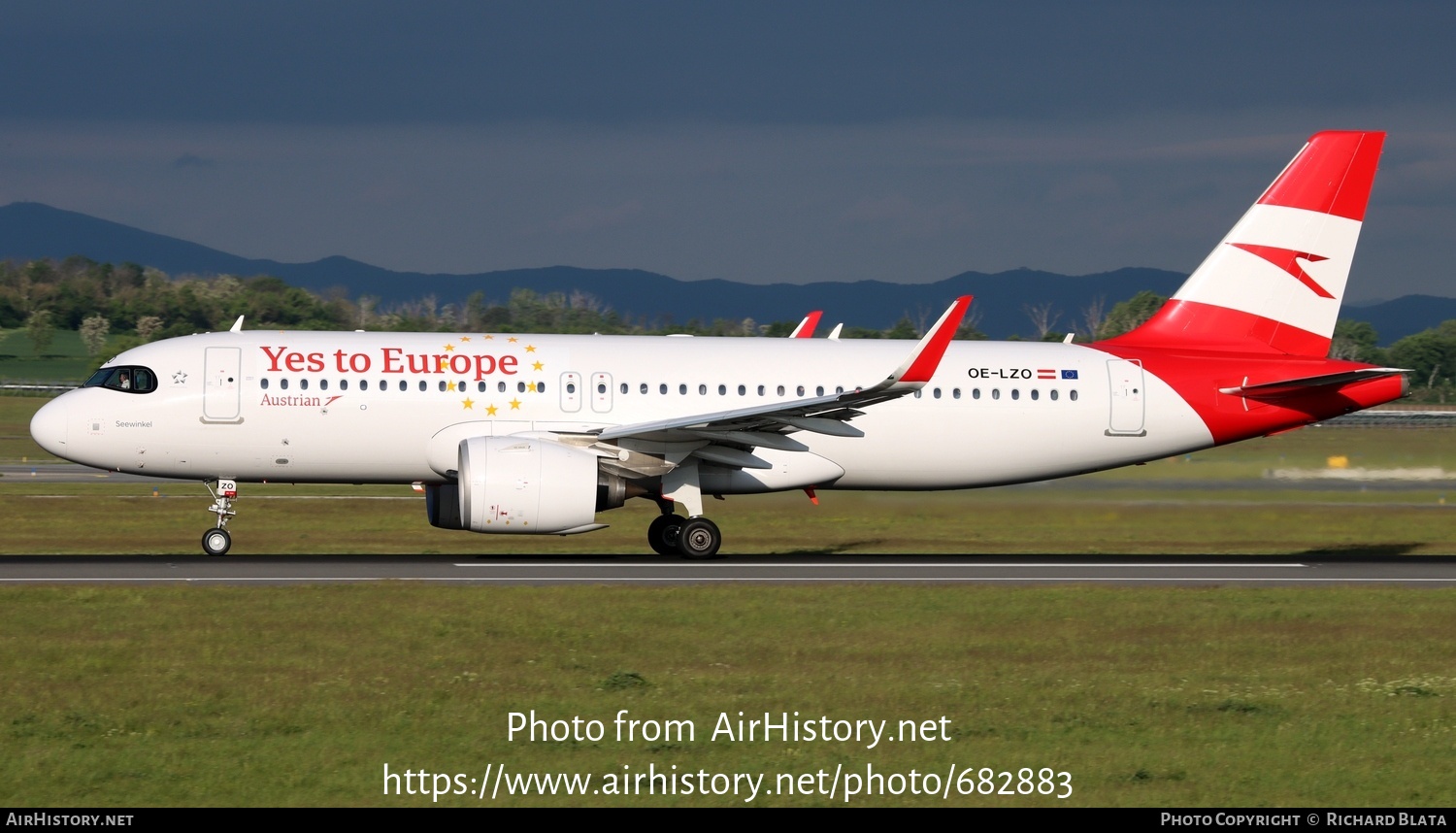 Aircraft Photo of OE-LZO | Airbus A320-271N | Austrian Airlines | AirHistory.net #682883