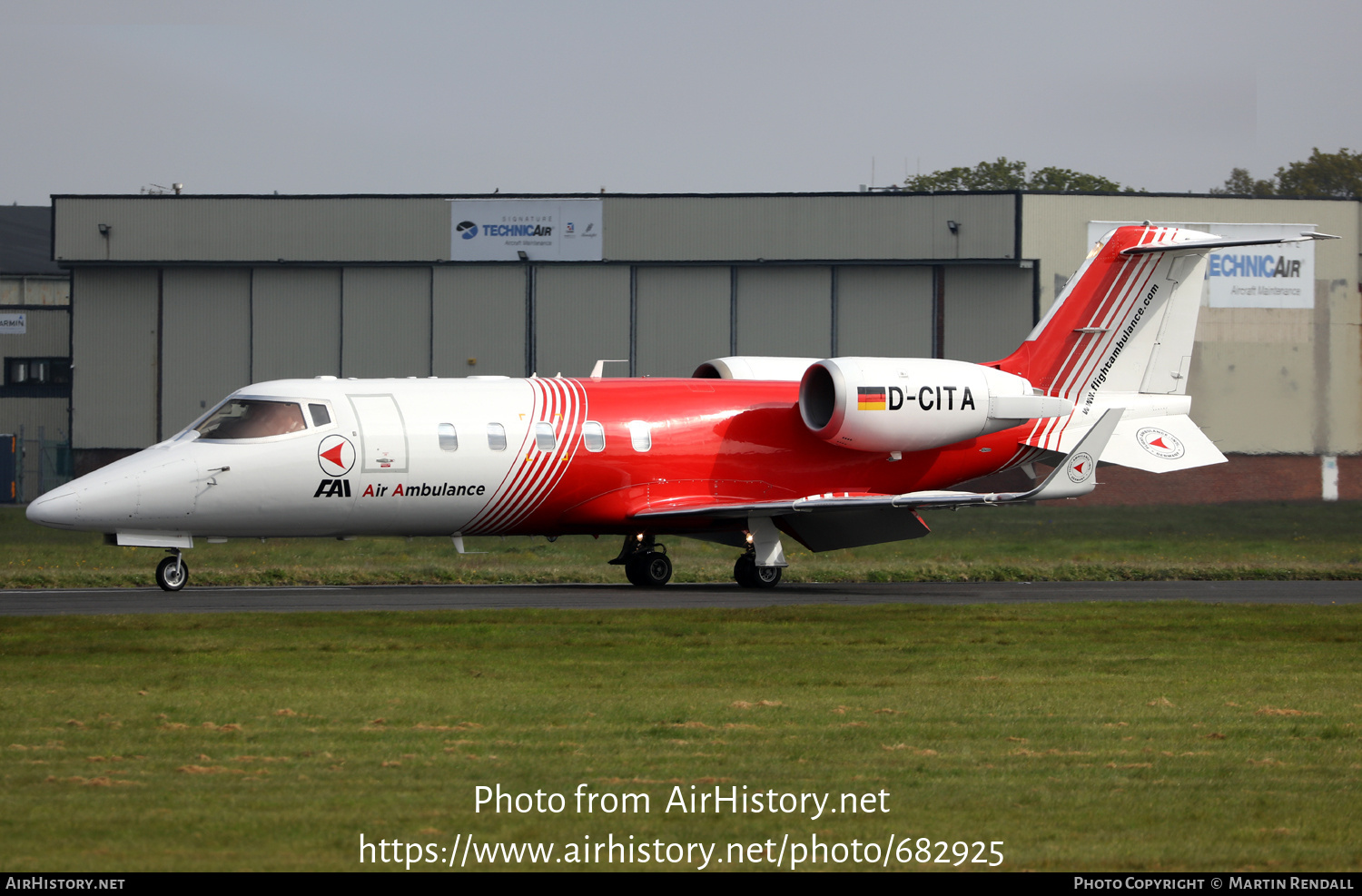 Aircraft Photo of D-CITA | Learjet 60 | FAI - Flight Ambulance International | AirHistory.net #682925