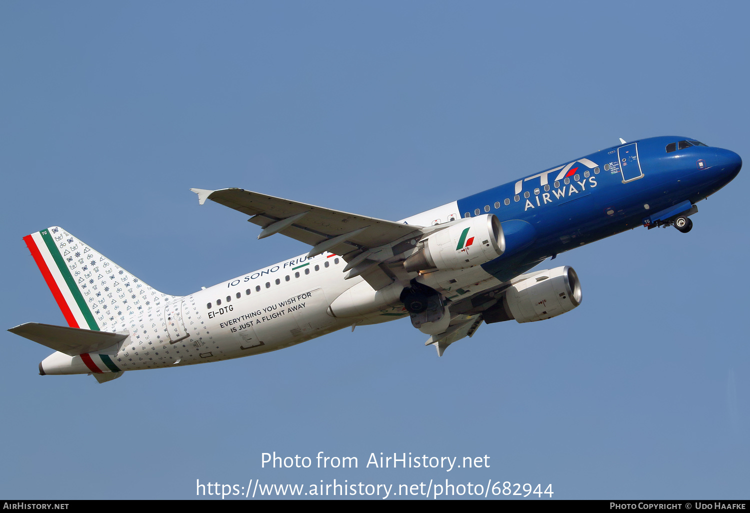 Aircraft Photo of EI-DTG | Airbus A320-216 | ITA Airways | AirHistory.net #682944