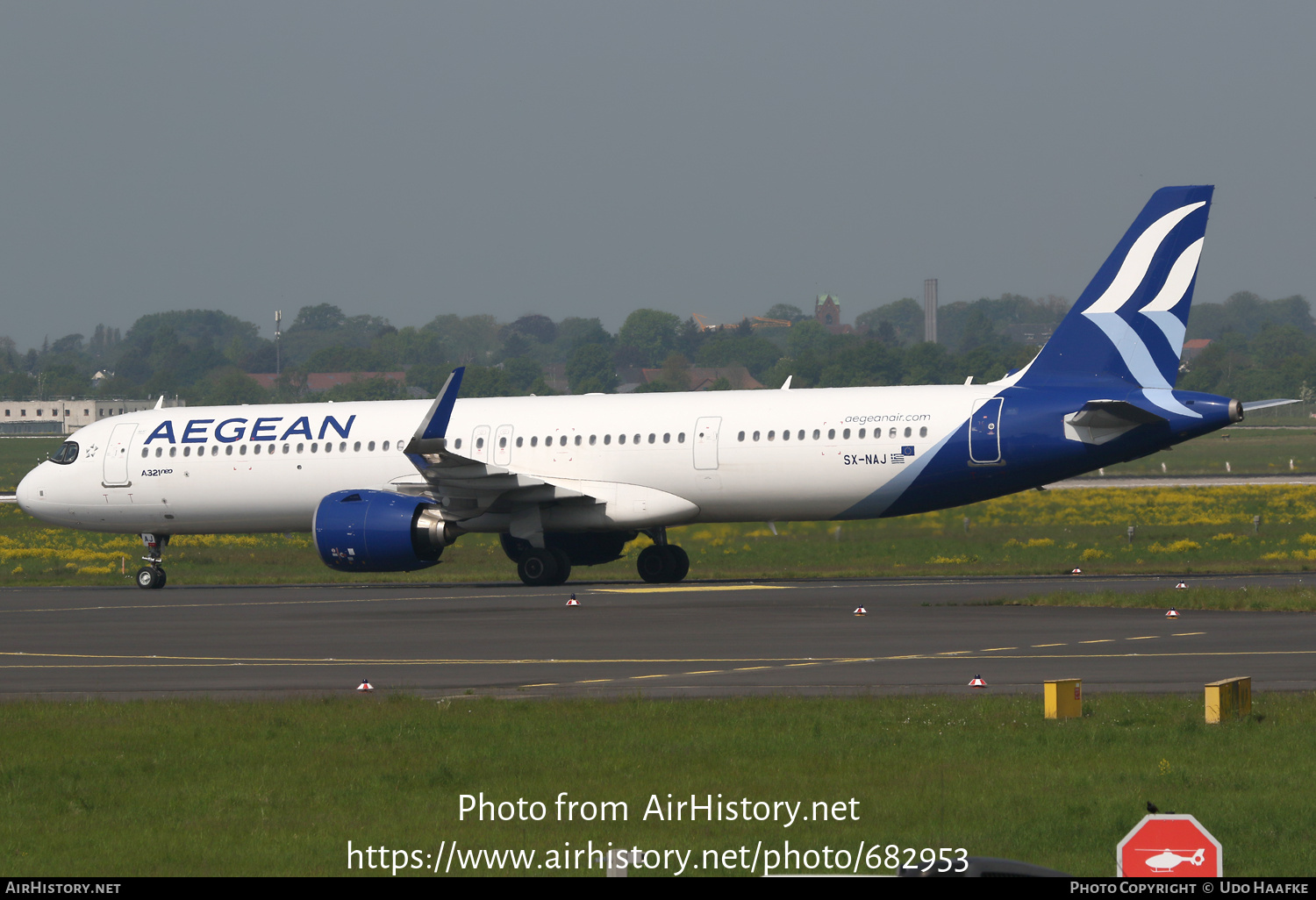 Aircraft Photo of SX-NAJ | Airbus A321-271NX | Aegean Airlines | AirHistory.net #682953