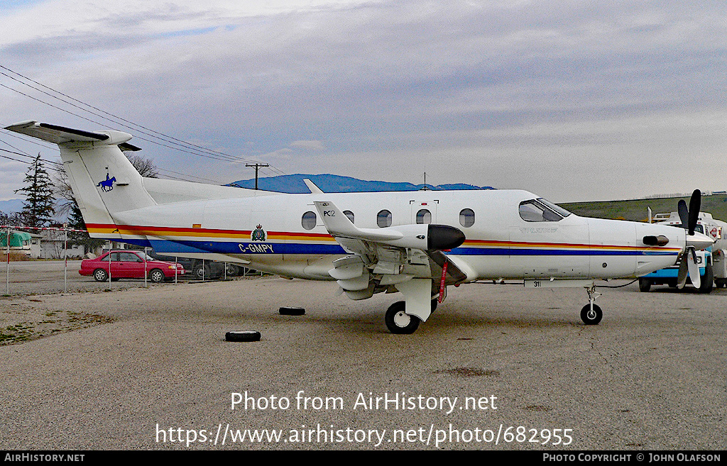 Aircraft Photo of C-GMPY | Pilatus PC-12/45 | Royal Canadian Mounted Police | AirHistory.net #682955