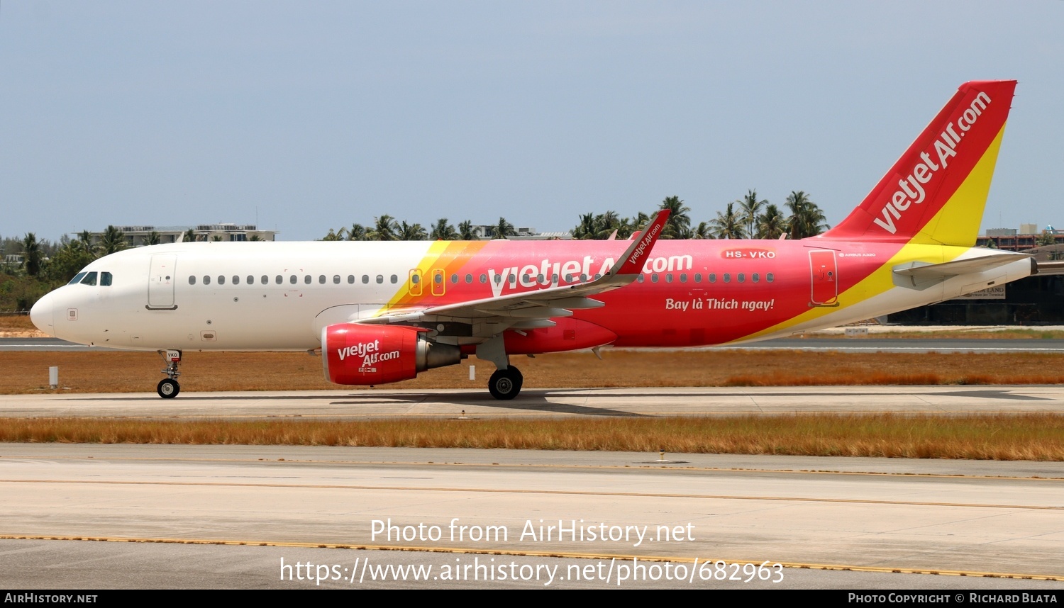 Aircraft Photo of HS-VKO | Airbus A320-214 | VietJet Air Thailand | AirHistory.net #682963