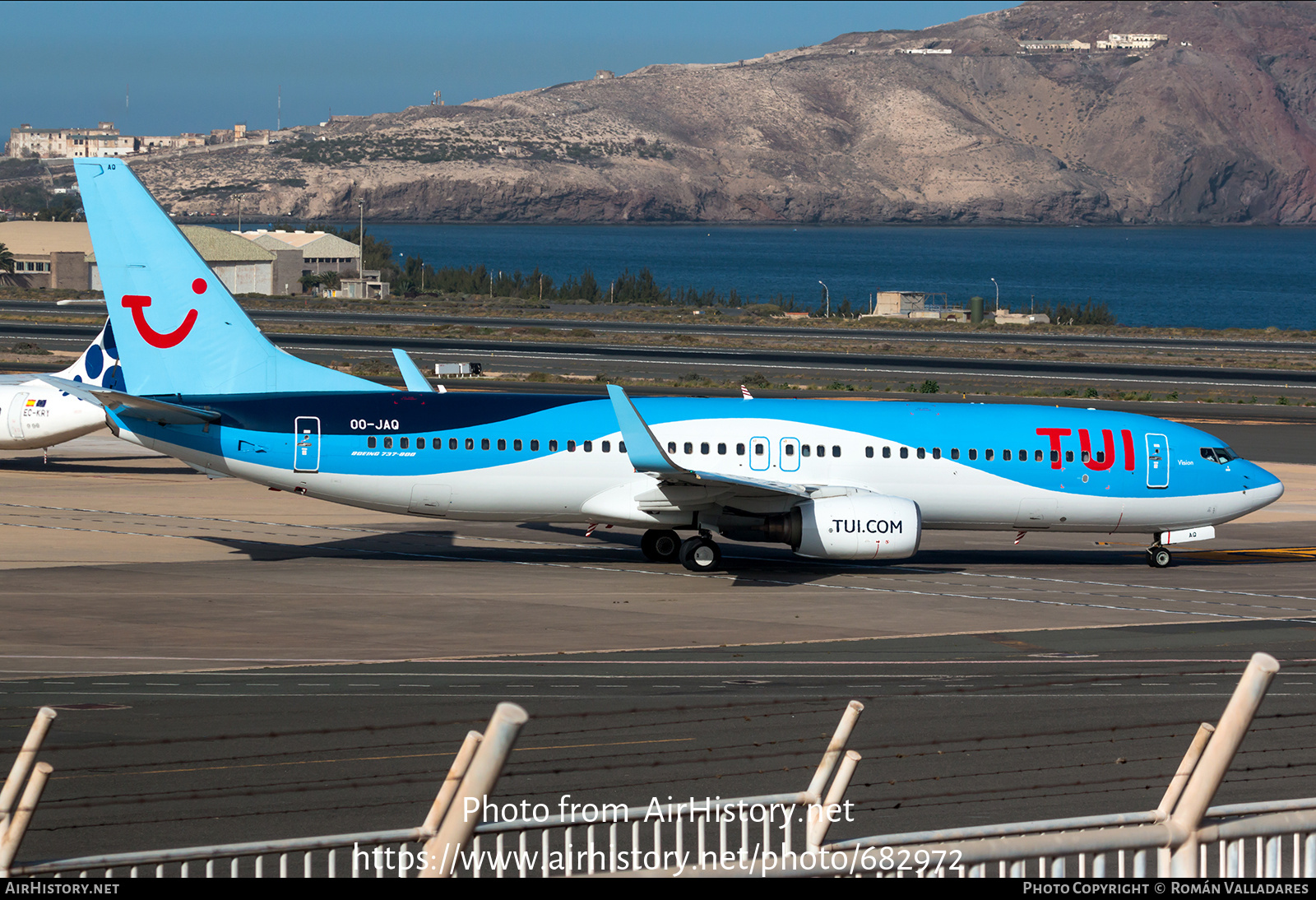 Aircraft Photo of OO-JAQ | Boeing 737-8K5 | TUI | AirHistory.net #682972