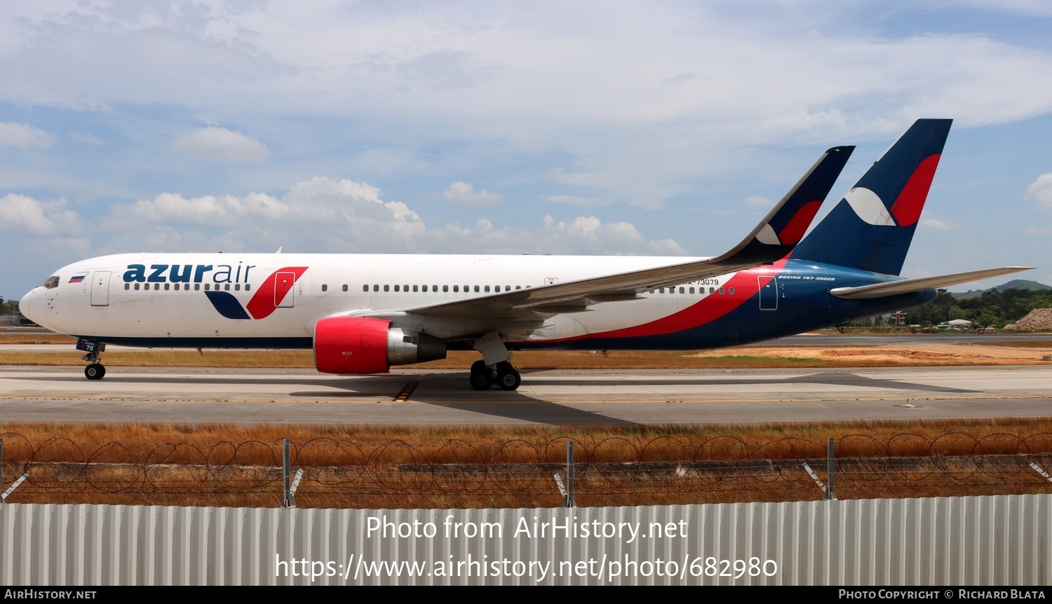 Aircraft Photo of RA-73079 | Boeing 767-3Y0/ER | Azur Air | AirHistory.net #682980