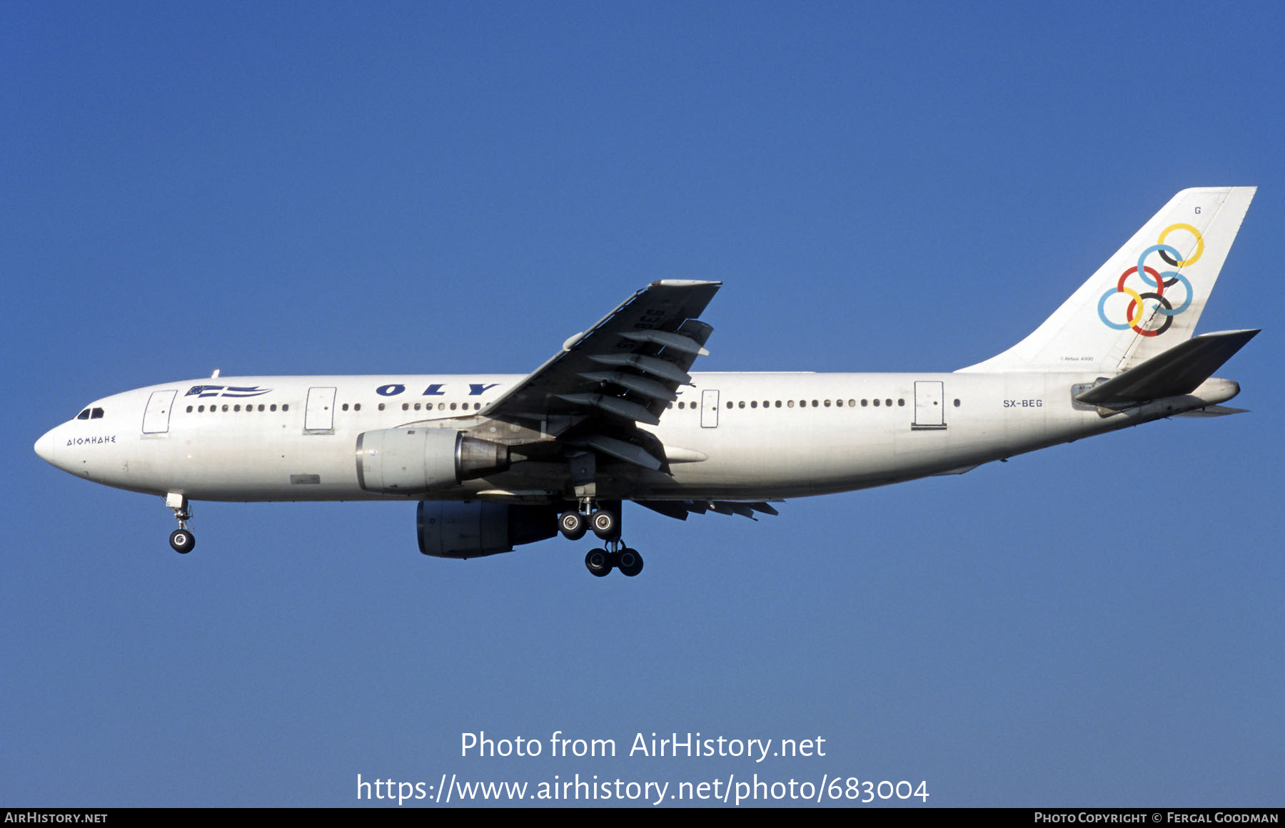 Aircraft Photo of SX-BEG | Airbus A300B4-103 | Olympic | AirHistory.net #683004