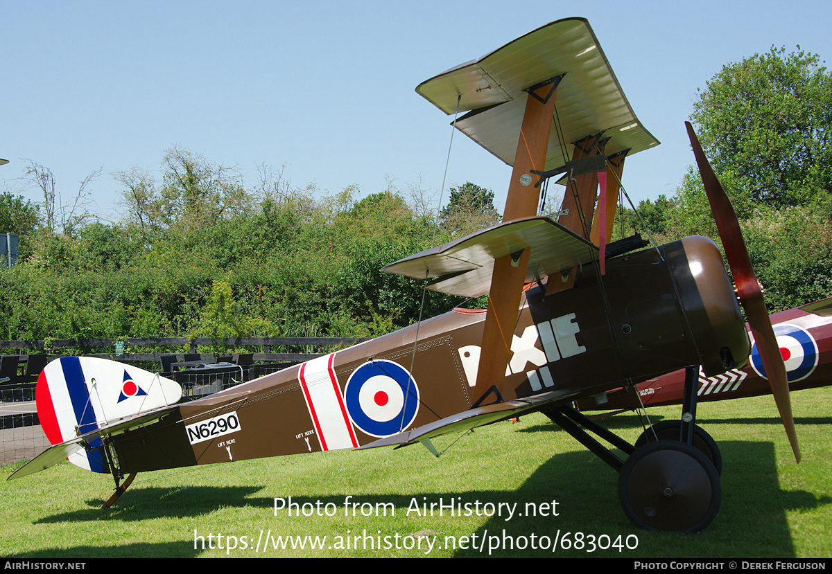 Aircraft Photo of G-BOCK / N6290 | Sopwith Triplane (replica) | UK - Air Force | AirHistory.net #683040