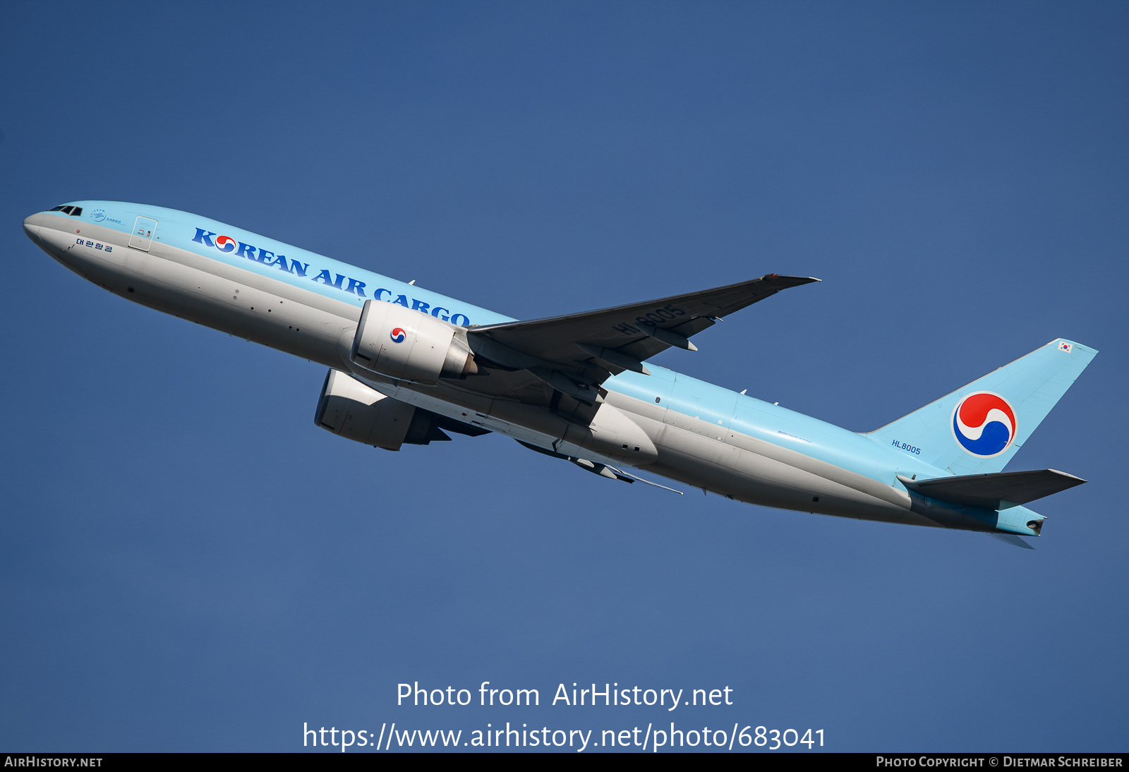 Aircraft Photo of HL8005 | Boeing 777-FB5 | Korean Air Cargo | AirHistory.net #683041