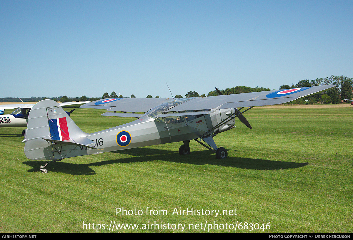 Aircraft Photo of G-ASMZ / VF516 | Beagle A-61 Terrier 2 | UK - Army | AirHistory.net #683046