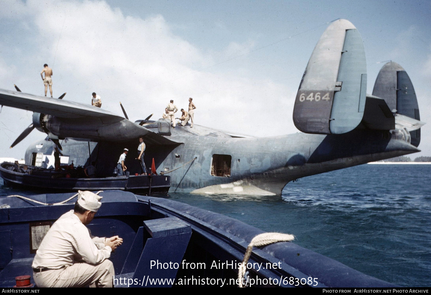 Aircraft Photo of 6464 | Martin PBM-3R Mariner | USA - Navy ...