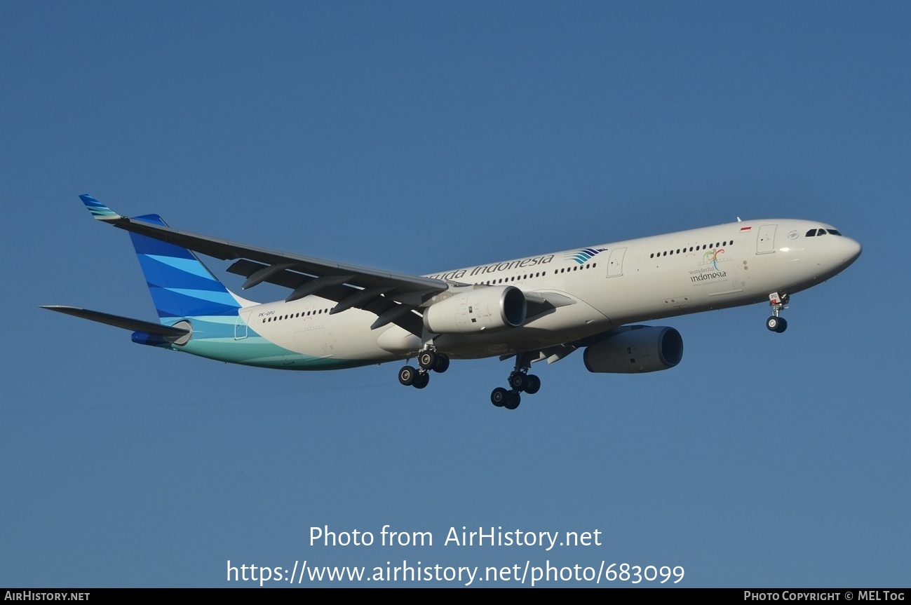 Aircraft Photo of PK-GPU | Airbus A330-343 | Garuda Indonesia | AirHistory.net #683099