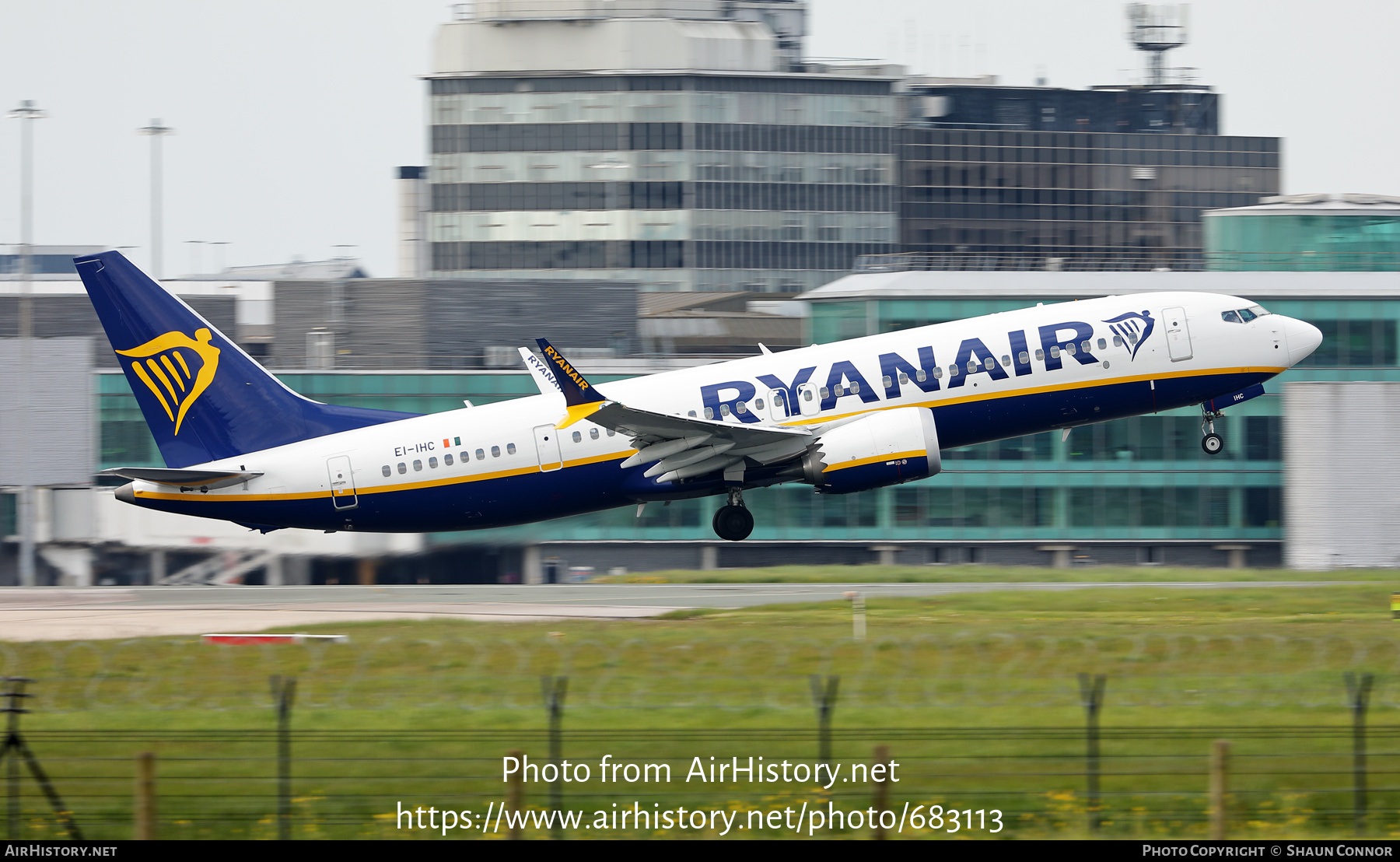 Aircraft Photo of EI-IHC | Boeing 737-8200 Max 200 | Ryanair | AirHistory.net #683113